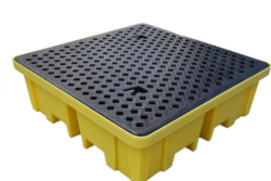 BCBP4FW – Spill Pallet with 4 way FLT access for 4 x 205ltr drums