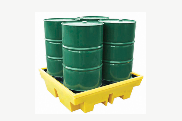 BCBP4 – Spill Pallet for 4 x 205 ltr drums with high capacity sump - Image 2