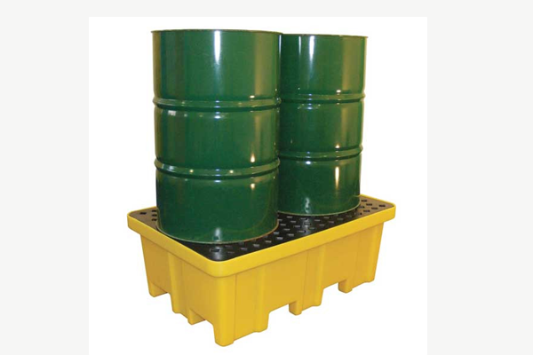 BCBP2FW – Spill Pallet with 4 way FLT access for 2 x 205 ltr drums - Image 2